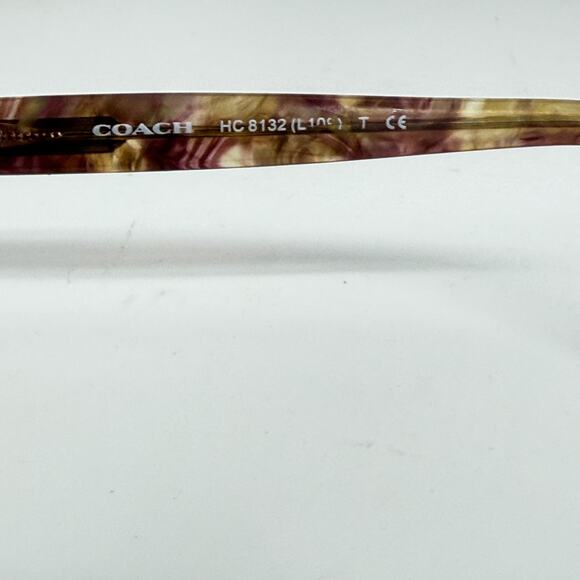 Coach HC 8132 L109 Confetti Light Brown Sunglass Eyeglass‎ Frames H19811 main image 7